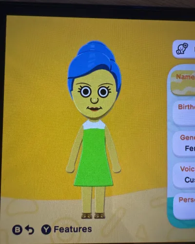 Mii-Porträt von Marge Simpson
