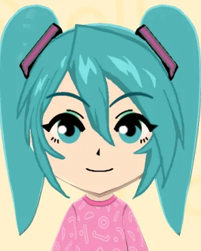 Mii-Porträt von Hatsune Miku