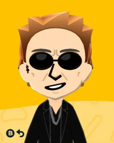 Mii-Porträt von Crowley