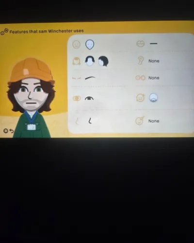 Mii-Porträt von sam winchester
