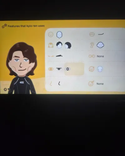 Mii-Porträt von kylo ren