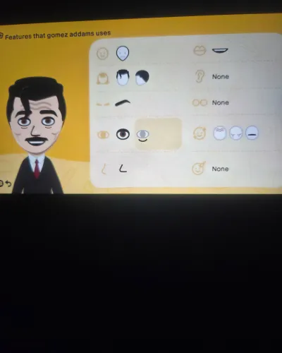 Mii-Porträt von gomez addams