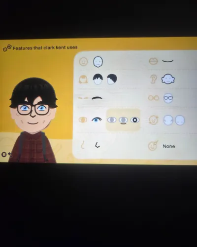 Mii-Porträt von clark kent