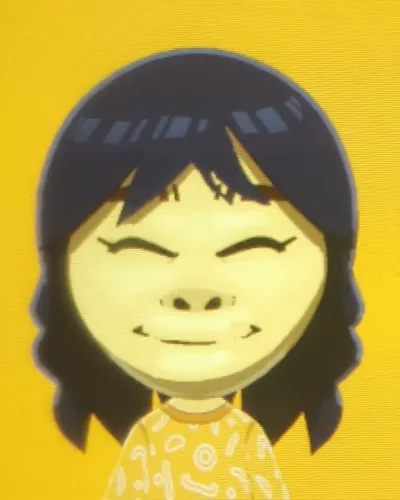 Mii-Porträt von Noodle {Gorillaz}