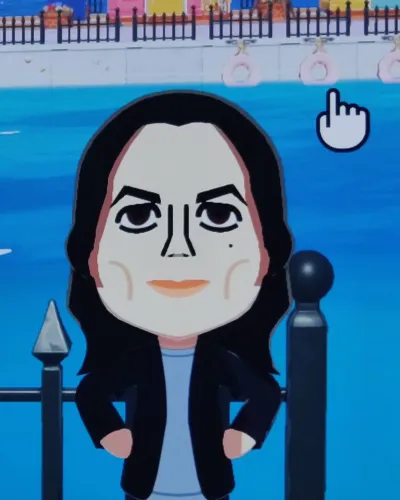 Mii-Porträt von Michael Jackson