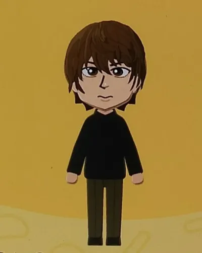 Mii portrait of Light Yagami