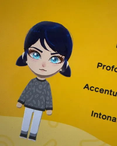Mii-Porträt von Marinette Dupain-Cheng