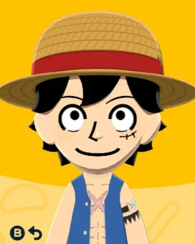 Mii-Porträt von Luffy