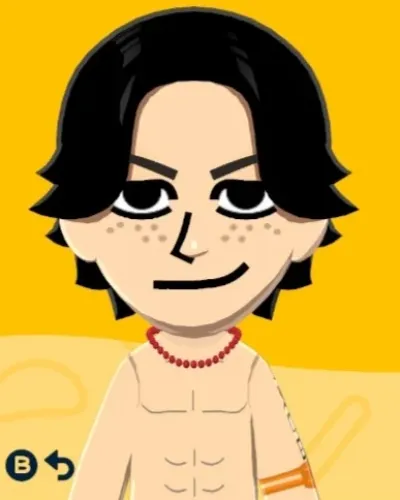 Mii-Porträt von Portgas D Ace