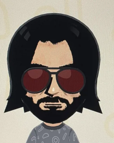Mii-Porträt von Johnny Silverhand