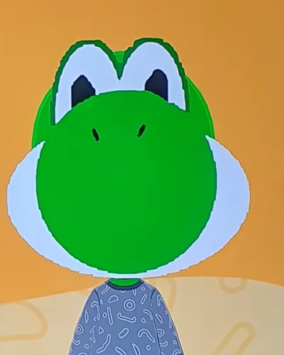 Mii portrait of Yoshi