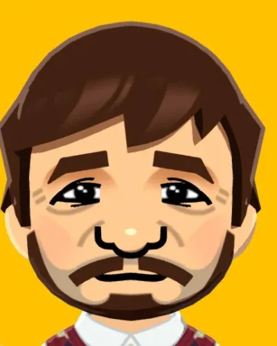 Mii portrait of Pedro Pascal