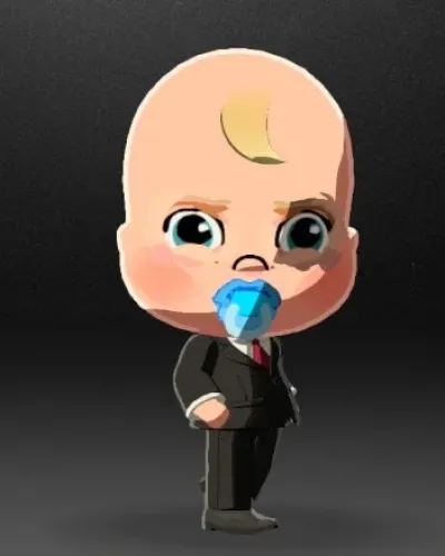 Mii-Porträt von Boss Baby