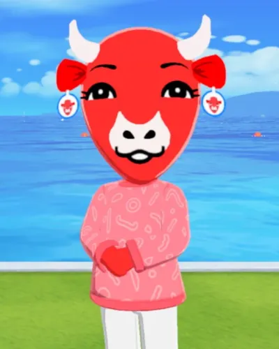 Mii-Porträt von The Laughing Cow