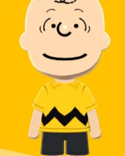 Mii-Porträt von Charlie Brown