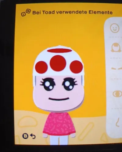 Mii-Porträt von Toad