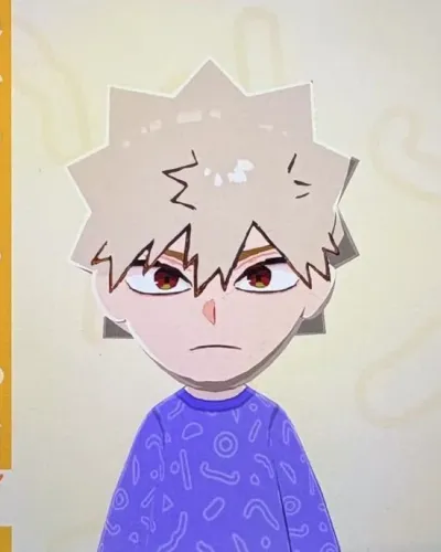 Mii portrait of Bakugo kastuki