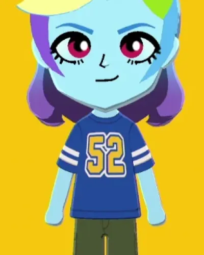 Mii-Porträt von Rainbow Dash