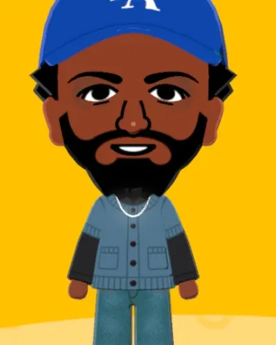 Mii-Porträt von Kendrick Lamar