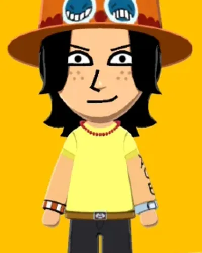 Mii-Porträt von Portgas D. Ace