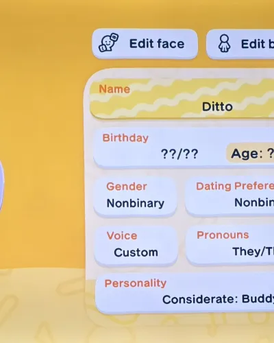 Mii-Porträt von Ditto