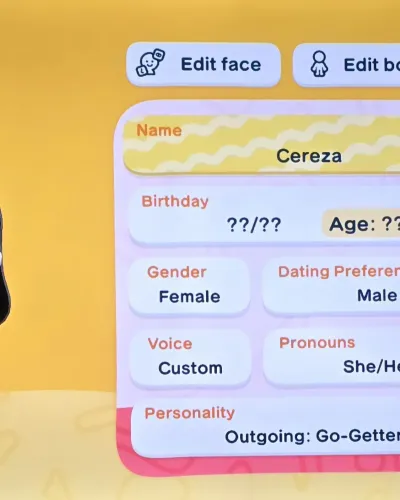 Mii-Porträt von Cereza
