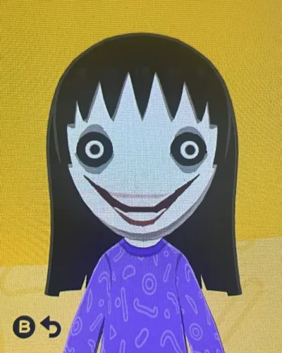 Mii portrait of jeff the killer