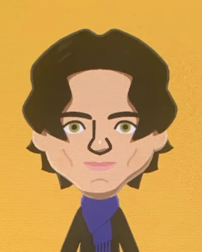 Mii-Porträt von Timothée Chalamet