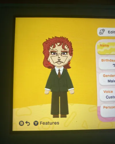 Mii-Porträt von Noriaki Kakyoin