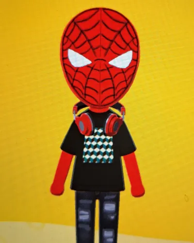 Mii-Porträt von Spider-Man
