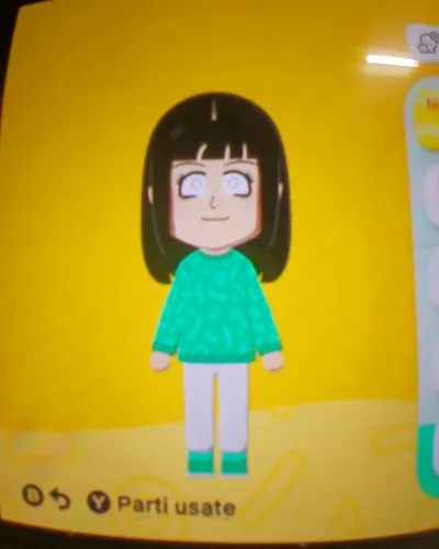 Mii portrait of Hinata (Naruto)