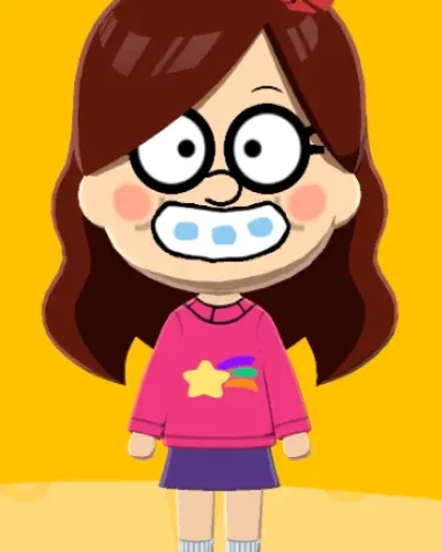 Mii-Porträt von Mabel Pines