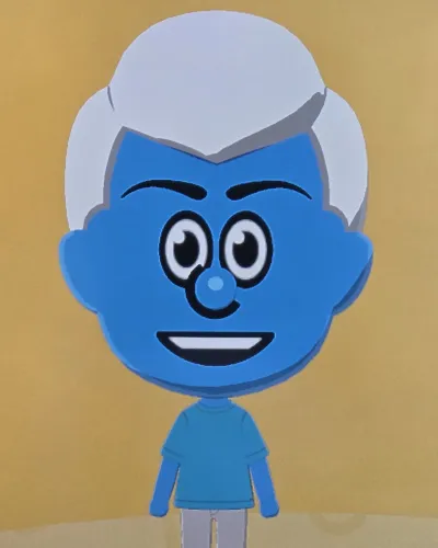 Mii portrait of Smurf