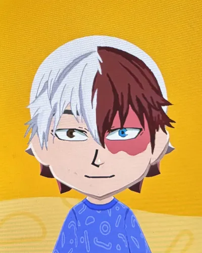 Mii portrait of Shōto Todoroki