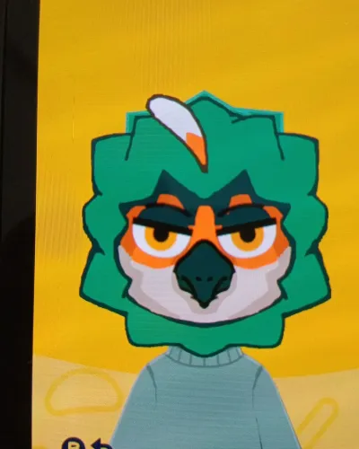 Mii-Porträt von Decidueye