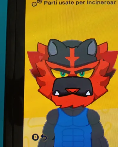 Mii-Porträt von Incineroar