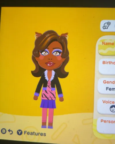 Mii-Porträt von Clawdeen