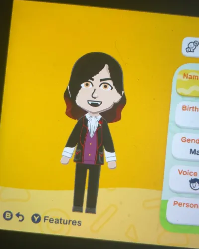 Mii portrait of Kieran