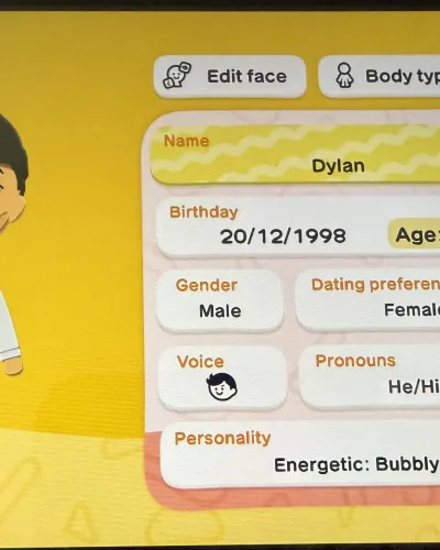 Mii-Porträt von Dylan Wang / Wang Hedi