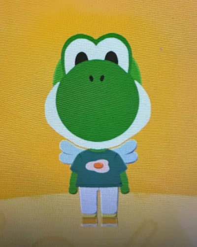 Mii portrait of Yoshi