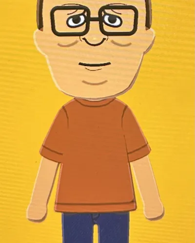 Mii-Porträt von Hank Hill