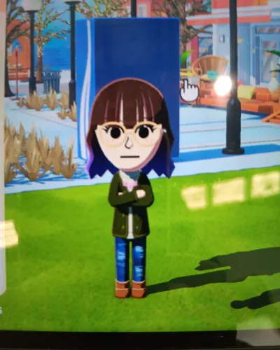 Mii portrait of Evelyn