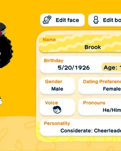 Mii-Porträt von Brook
