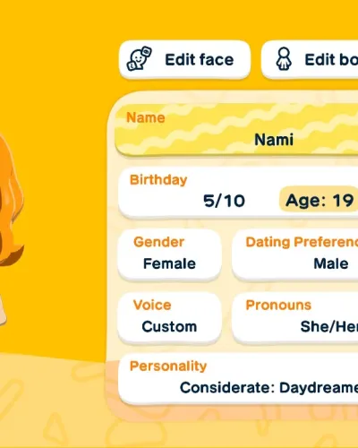 Mii-Porträt von Nami
