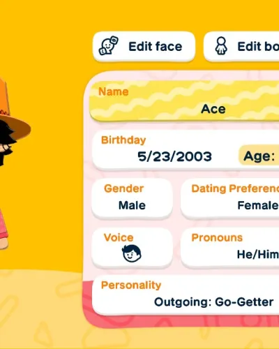 Mii-Porträt von Ace