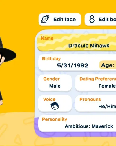 Mii-Porträt von Mihawk