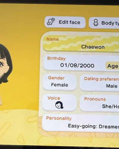 Mii-Porträt von Chaewon