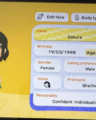 Mii-Porträt von Sakura