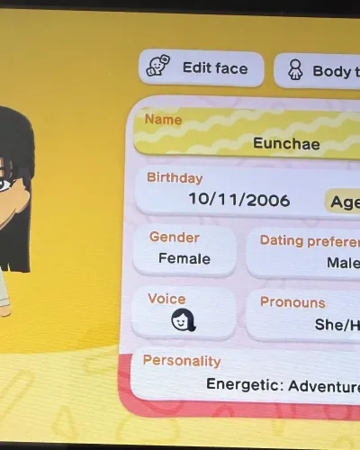 Mii-Porträt von Eunchae