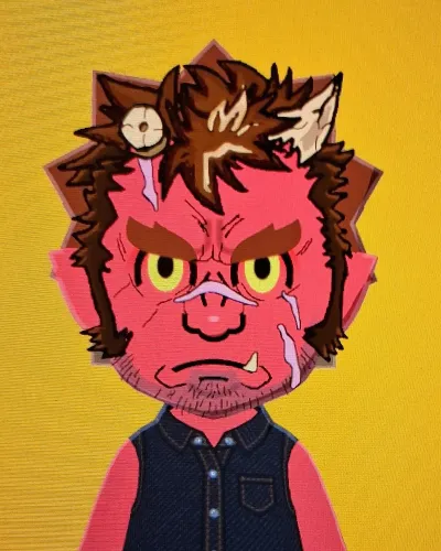Mii portrait of Orgus the Knight